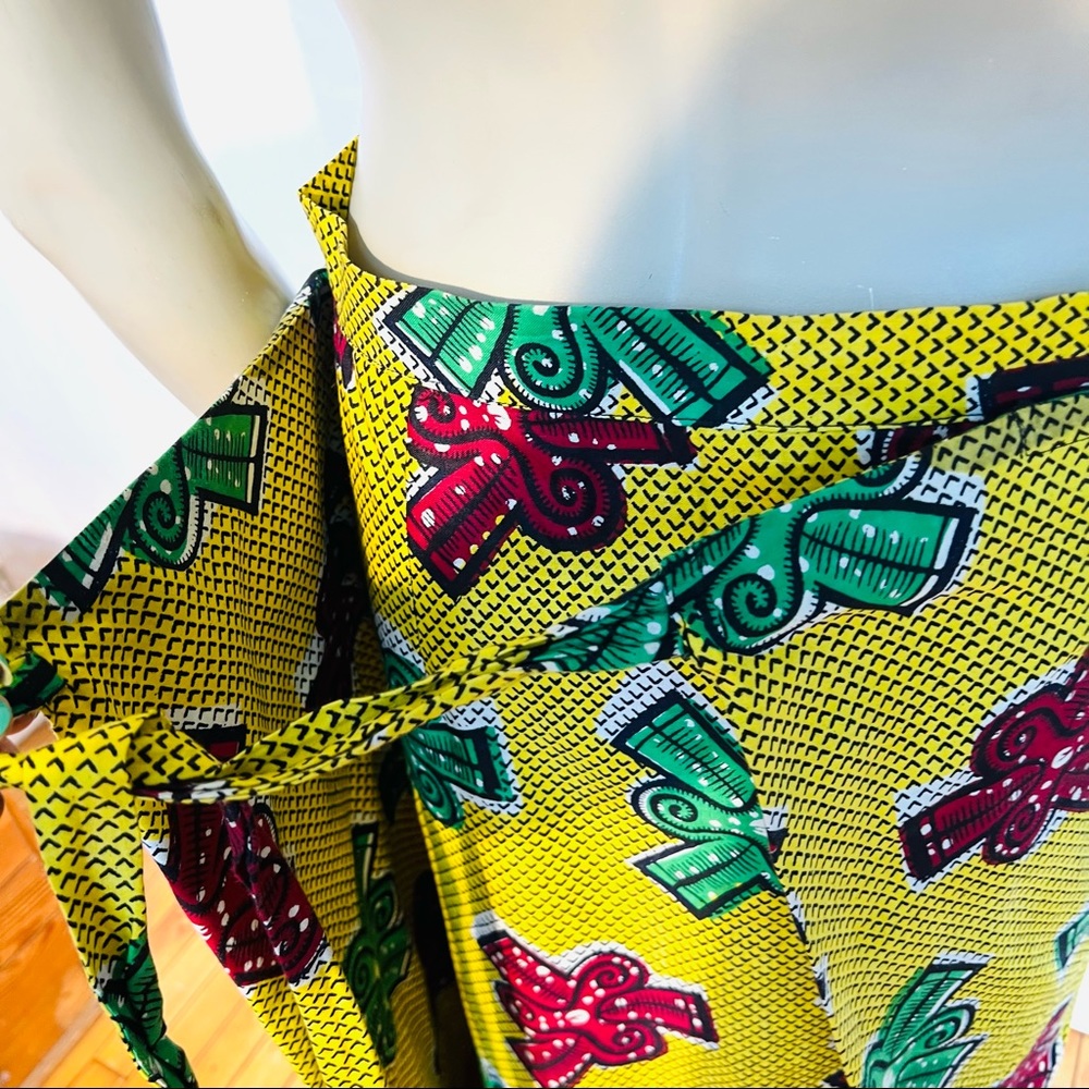 West African Senegal Top,Skirt And HEAD-WRAP - Picture 11 of 13